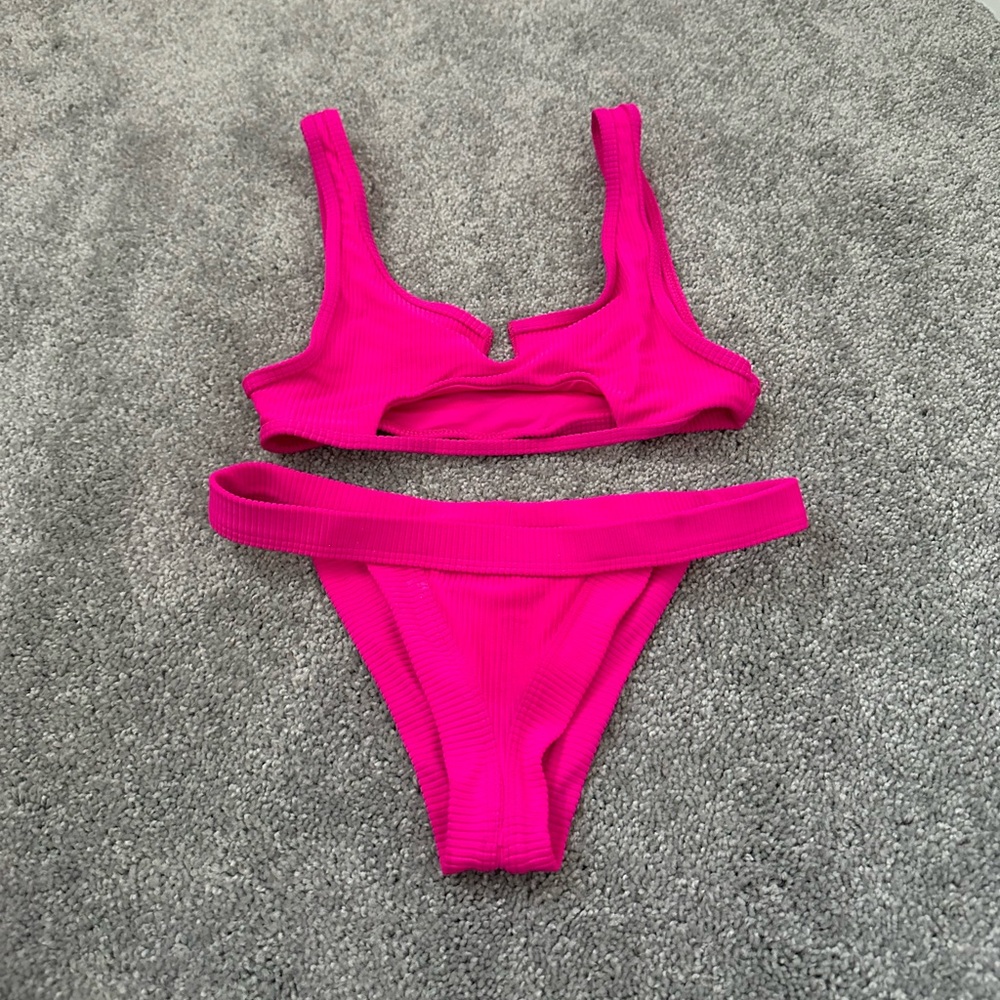 Frankie’s Bikinis Hot Pink Bikini